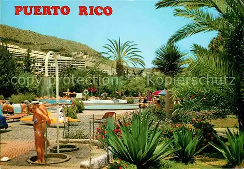 AK / Ansichtskarte Puerto Rico Gran Canaria Hotelanlage Swimming Pool Kat. Gran Canaria