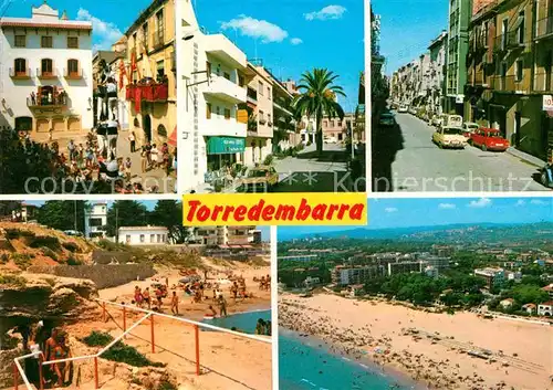 AK / Ansichtskarte Torredembarra Diversos aspectos de la villa Playa Teilansichten Strand Kat. Tarragones