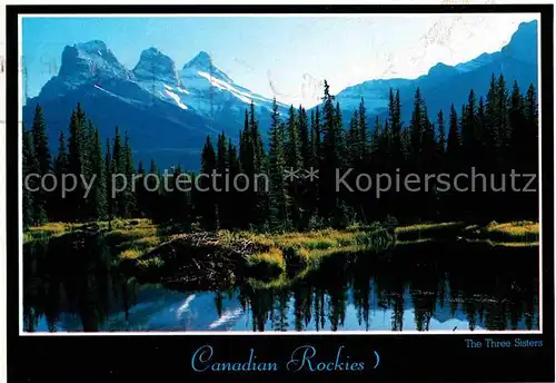 AK / Ansichtskarte Canmore Canadian Rockies Rocky Mountains Natur Landschaft