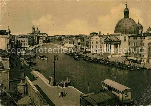 AK / Ansichtskarte Venezia Venedig Chiesa di San Simeone Ponte degli Scalzi e Canal Grande Kat. 