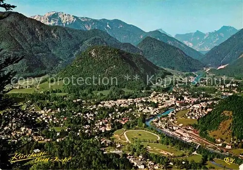 AK / Ansichtskarte Bad Ischl Salzkammergut mit Hoellengebirge Traunstein und Schlafende Griechin Alpenpanorama Kat. Bad Ischl