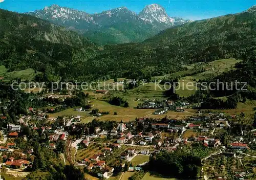AK / Ansichtskarte Bad Feilnbach mit Wendelstein Alpenpanorama Fliegeraufnahme Kat. Bad Feilnbach