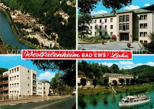 AK / Ansichtskarte Bad Ems Westfalenheim Ausflugsdampfer Kat. Bad Ems