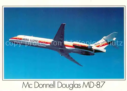 AK / Ansichtskarte Flugzeuge Zivil Aero Lloyd  Mc Donnell Douglas MD 87 Kat. Airplanes Avions