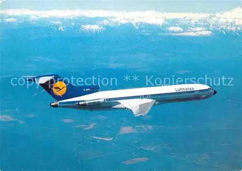 AK / Ansichtskarte Lufthansa B727 Europa Jet Kat. Flug