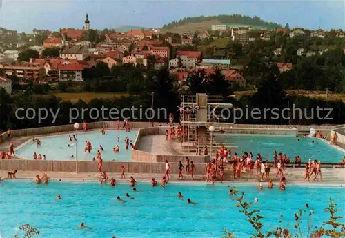 AK / Ansichtskarte Grafenau Niederbayern Freibad  Kat. Grafenau