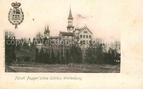 AK / Ansichtskarte Augsburg Fuerstlich Fuggersches Schloss Wellenburg Kat. Augsburg