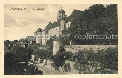 AK / Ansichtskarte Dillingen Donau Koenigliches Schloss Kat. Dillingen a.d.Donau