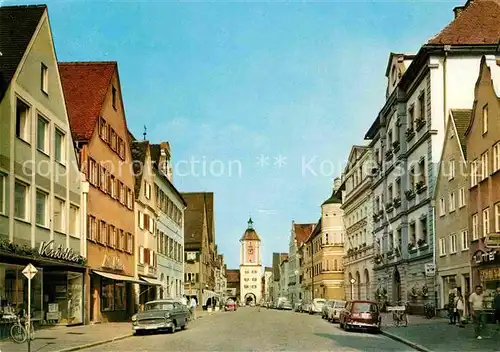 AK / Ansichtskarte Dillingen Donau Koenigstrasse Mitteltorturm Kat. Dillingen a.d.Donau