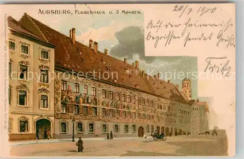 AK / Ansichtskarte Augsburg Fuggerhaus 3 Mohren Kat. Augsburg