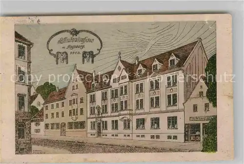 AK / Ansichtskarte Augsburg Sankt Antoniushaus 1913 Kat. Augsburg