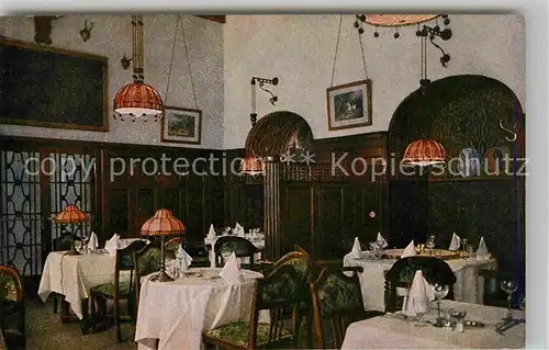 AK / Ansichtskarte Augsburg Hotel Drei Mohren Jagdzimmer Kat. Augsburg