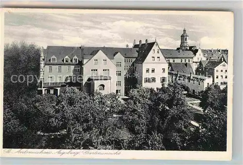 AK / Ansichtskarte Augsburg Sankt Antoniushaus Gartenansicht Kat. Augsburg