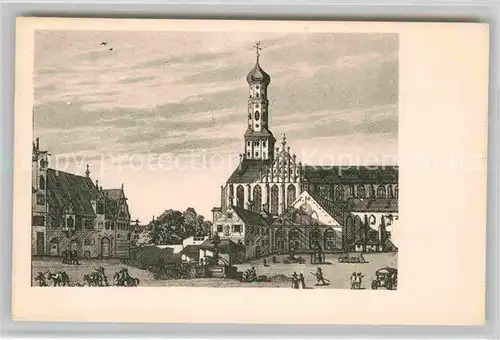 AK / Ansichtskarte Augsburg Sankt Ulrichsplatz Kirchen Kat. Augsburg