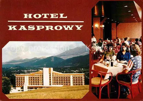 AK / Ansichtskarte Zakopane Hotel Orbis Kasprowy Restaurant Kat. Polen