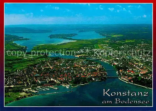 AK / Ansichtskarte Konstanz Bodensee Fliegeraufnahme Kat. Konstanz