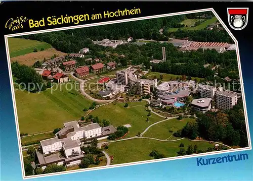 AK / Ansichtskarte Bad Saeckingen Kurzentrum Fliegeraufnahme Kat. Bad Saeckingen