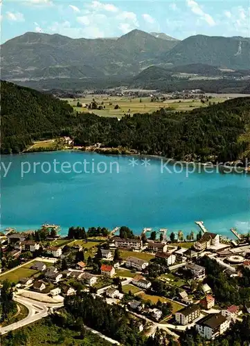 AK / Ansichtskarte Seelach Klopeinersee Alpenpanorama Fliegeraufnahme Kat. St. Kanzian am Klopeiner See