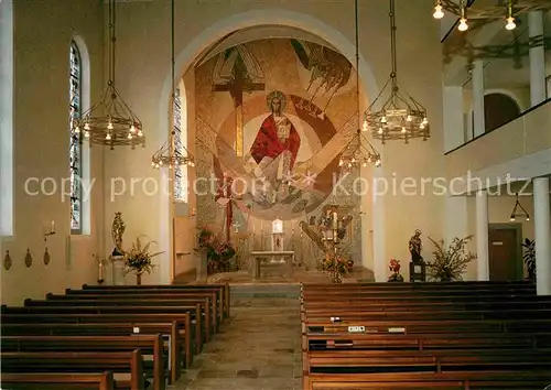 AK / Ansichtskarte Hegne Konstanz Klosterkirche Innenansicht Kat. Allensbach Bodensee