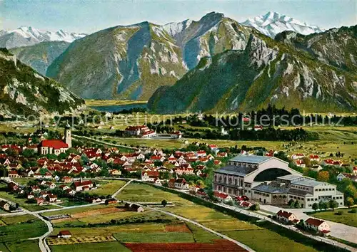 AK / Ansichtskarte Oberammergau Total mit Kofel und Noth Ammergauer Alpen Kat. Oberammergau