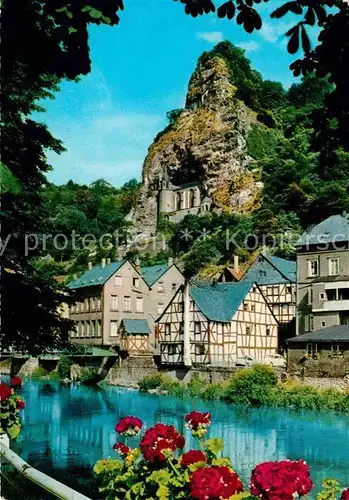 AK / Ansichtskarte Idar Oberstein Felsenkirche Haeuserpartie an der Nahe Kat. Idar Oberstein