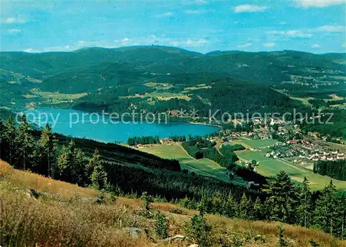 AK / Ansichtskarte Titisee Landschaftspanorama mit Feldberg Schwarzwald Kat. Titisee Neustadt