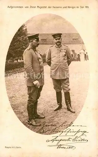 AK / Ansichtskarte Hindenburg Wilhelm II. Rotes Kreuz  Kat. Persoenlichkeiten