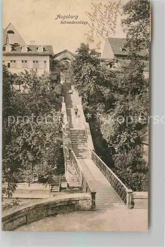 AK / Ansichtskarte Augsburg Schwedenstiege Kat. Augsburg