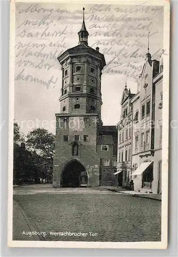 AK / Ansichtskarte Augsburg Wertachbrucker Tor Kat. Augsburg