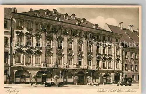 AK / Ansichtskarte Augsburg Palast Hotel Drei Mohren Kat. Augsburg