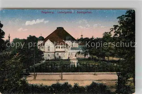 AK / Ansichtskarte Augsburg Ludwigsbau im Stadtgarten Kat. Augsburg