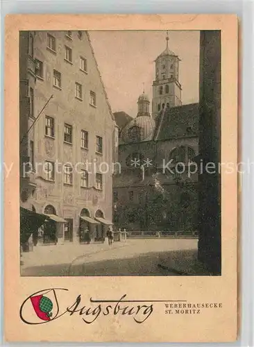 AK / Ansichtskarte Augsburg Weberhausecke St Moritz Kat. Augsburg