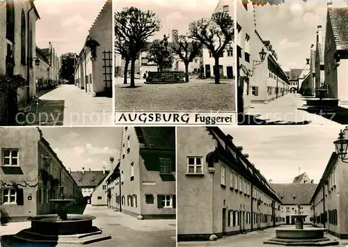AK / Ansichtskarte Augsburg Goldschmiedbrunnen Fuggerei  Kat. Augsburg