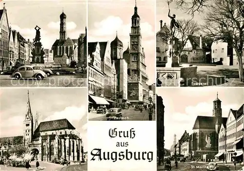 AK / Ansichtskarte Augsburg Fuggerei Sankt Ulrich Sankt Moritz Kat. Augsburg