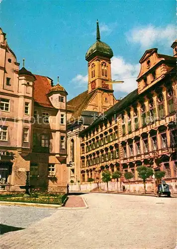 AK / Ansichtskarte Dillingen Donau Heinrich Roth Platz Hochschule Studiankirche Kat. Dillingen a.d.Donau