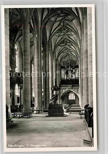 AK / Ansichtskarte Noerdlingen Sankt Georgskirche Kat. Noerdlingen