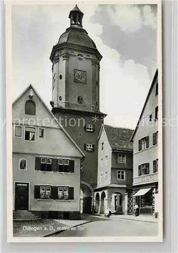 AK / Ansichtskarte Dillingen Donau Mittleres Tor Kat. Dillingen a.d.Donau