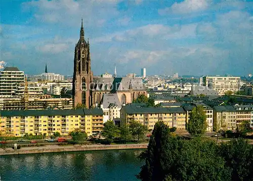AK / Ansichtskarte Frankfurt Main Stadtbild mit Dom Kat. Frankfurt am Main