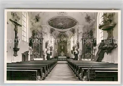 AK / Ansichtskarte Tapfheim Donauwoerth Kirche Inneres Kat. Tapfheim