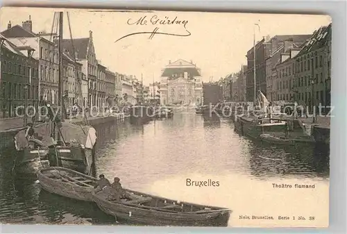 AK / Ansichtskarte Bruessel Bruxelles Hafen Kat. 