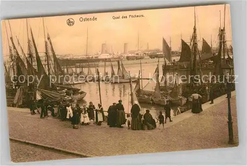 AK / Ansichtskarte Ostende Flandre Hafen Kat. 