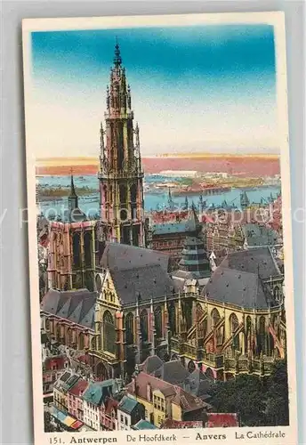 AK / Ansichtskarte Antwerpen Anvers Hofkirche Kat. 