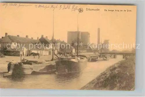 AK / Ansichtskarte Diksmuide Flandre Hafen Kat. 