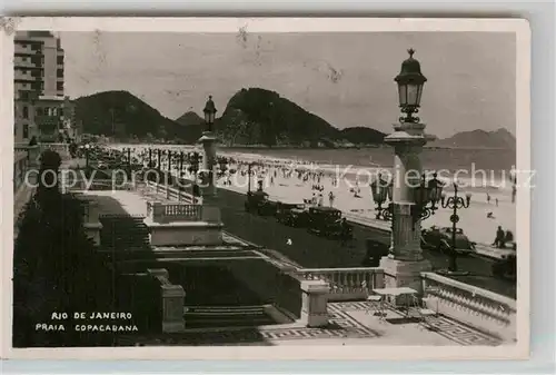 AK / Ansichtskarte Rio de Janeiro Praia Cobacabana Kat. Rio de Janeiro