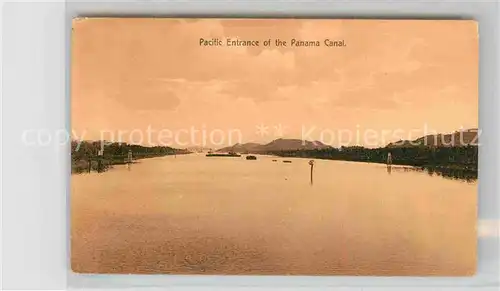 AK / Ansichtskarte Panama Panama Kanal Einfahrt in den Pazifik Kat. Panama