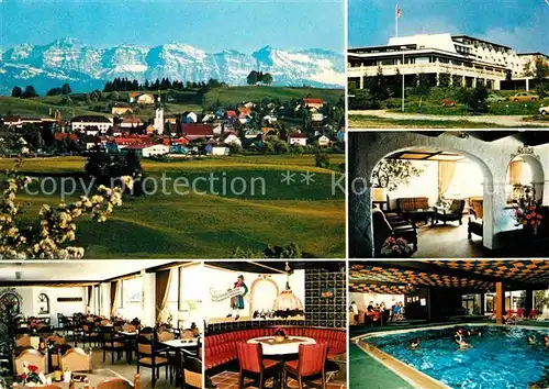 AK / Ansichtskarte Scheidegg Allgaeu Restaurant Hotel Rosenalm Kat. Scheidegg