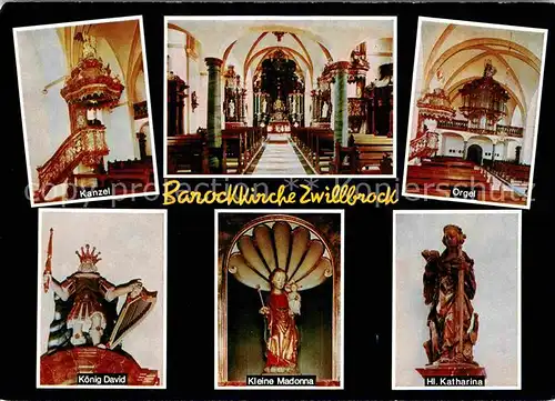 AK / Ansichtskarte Zwillbrock Barockkirche innen Kat. Vreden