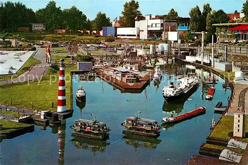 AK / Ansichtskarte Den Haag Miniatuurstadt Madurodam Hafenanlagen Kat. s Gravenhage