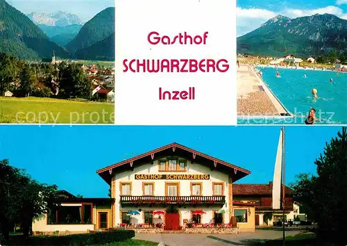 AK / Ansichtskarte Inzell Gasthaus Pension Schwarzberg Kat. Inzell