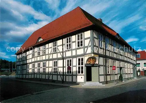 AK / Ansichtskarte Eberswalde Museum in der Adlerapotheke Fachwerkhaus Kat. Eberswalde Waldstadt